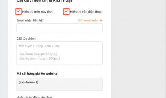 Cai dat lead form Alongay