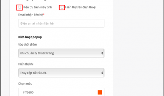 hiển thị trên thiết bị form báo giá alongay