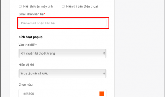nhâp email công ty Alongay - công cụ marketing automation