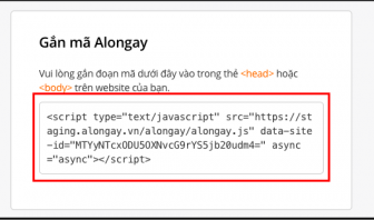 gắn mã alongay