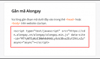 Gắn mã AloNgay