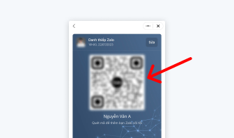 Hướng dẫn quét mã QR để lấy link tài khoản Zalo