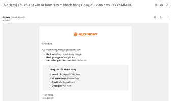 Hướng dẫn cài đặt Form khách hàng tiềm năng Google Ads